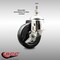 Service Caster 4 Inch 316SS Soft Rubber Wheel Swivel 10mm Threaded Stem Caster with Brake SCC-SS316TS20S414-SRS-TLB-M1015 - alternate 4